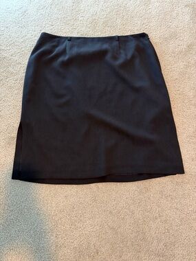 Alfani Black Women's Pencil Skirt with Side Slits 16W